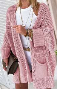 Oversized Cardi in Blush