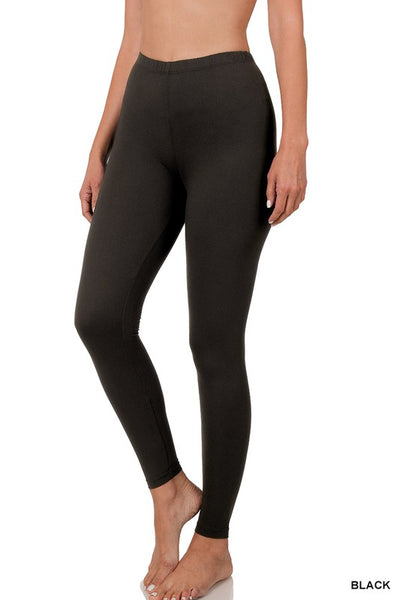 BRUSHED DTY MICROFIBER FULL LENGTH LEGGINGS – Happy Lily Boutique