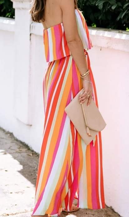 Maxi Striped Dress Presale