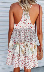 White Floral Ruffle Dress Presale